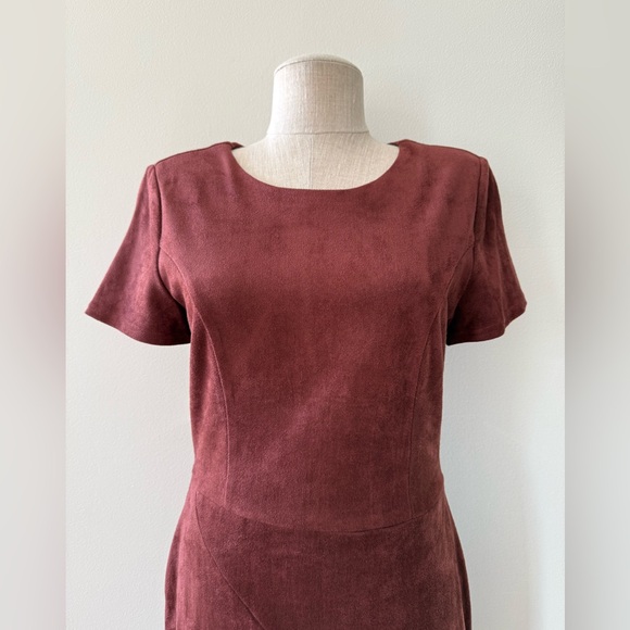 41 Hawthorn Bowie Faux Suede Knit Dress - Picture 2 of 7